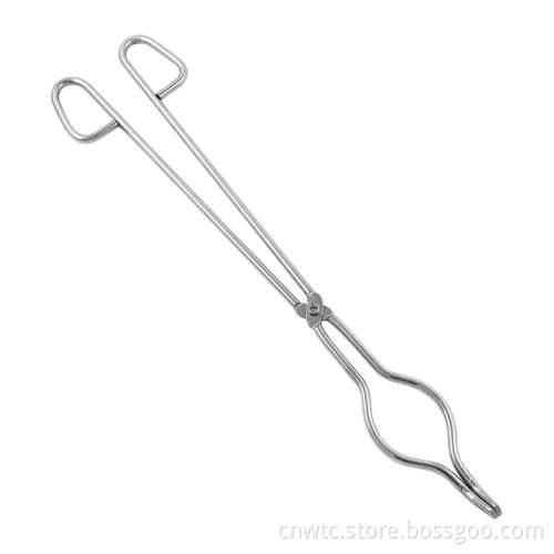 Professional Grade Stainless Steel Crucible Tongs in 20cm, 30cm, and 40cm Sizes for Laboratory Use
